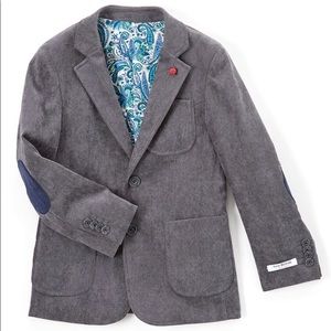 Charcoal Corduroy Elbow Patch Blazer